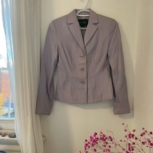 Vintage Lilac Leather Danier Jacket